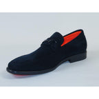 Men's TAYNO Shoes Soft Micro Suede Slip - on Loafer THE CAPRIO S Navy - J.Valintin Men's Wear Legend - Caprio S - Navy - 9