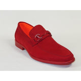 Men's TAYNO Shoes Soft Micro Suede Slip - on Loafer THE CAPRIO S Red - J.Valintin Men's Wear Legend - Caprio S - Red - 9