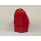 Men's TAYNO Shoes Soft Micro Suede Slip - on Loafer THE CAPRIO S Red - J.Valintin Men's Wear Legend - Caprio S - Red - 9