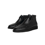 Men's TAYNO Wallabee Chukka Boots Mojave Smooth Leather Light Weight Black - J.Valintin Men's Wear Legend - 99500