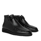 Men's TAYNO Wallabee Chukka Boots Mojave Smooth Leather Light Weight Black - J.Valintin Men's Wear Legend - 99500