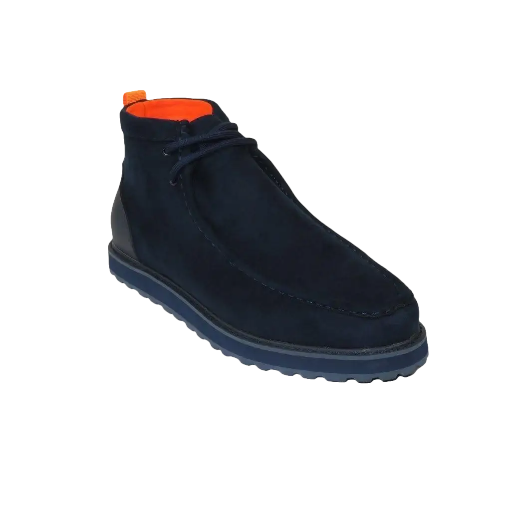 Men's TAYNO Wallabee Style Chukka Boots Soft Micro Suede MOJAVE S Navy - J.Valintin Men's Wear Legend - Mojave S - Navy - 9