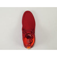 Men's TAYNO Wallabee Style Chukka Boots Soft Micro Suede MOJAVE S Red - J.Valintin Men's Wear Legend - Mojave S - Red - 9