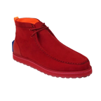 Men's TAYNO Wallabee Style Chukka Boots Soft Micro Suede MOJAVE S Red - J.Valintin Men's Wear Legend - Mojave S - Red - 9