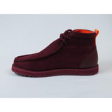 Men's TAYNO Wallabee Style Chukka Boots Soft Micro Suede MOJAVE S Wine - J.Valintin Men's Wear Legend - Majove S - Wine - 9