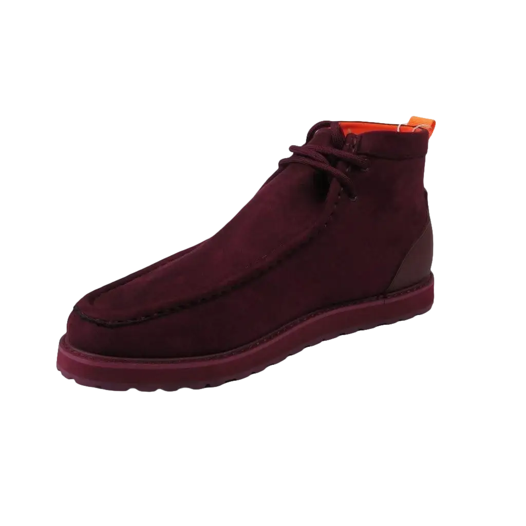 Men's TAYNO Wallabee Style Chukka Boots Soft Micro Suede MOJAVE S Wine - J.Valintin Men's Wear Legend - Majove S - Wine - 9