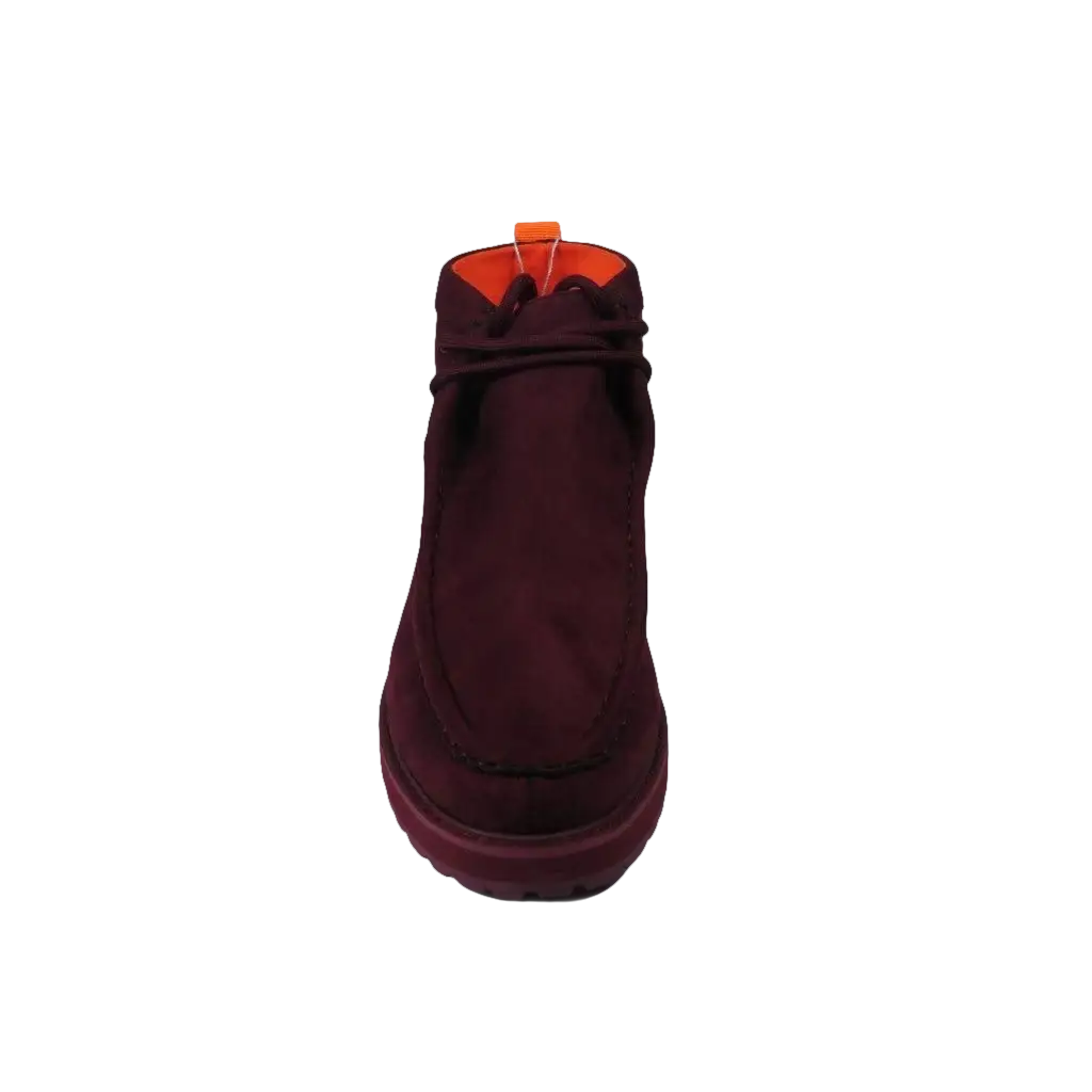 Men's TAYNO Wallabee Style Chukka Boots Soft Micro Suede MOJAVE S Wine - J.Valintin Men's Wear Legend - Majove S - Wine - 9