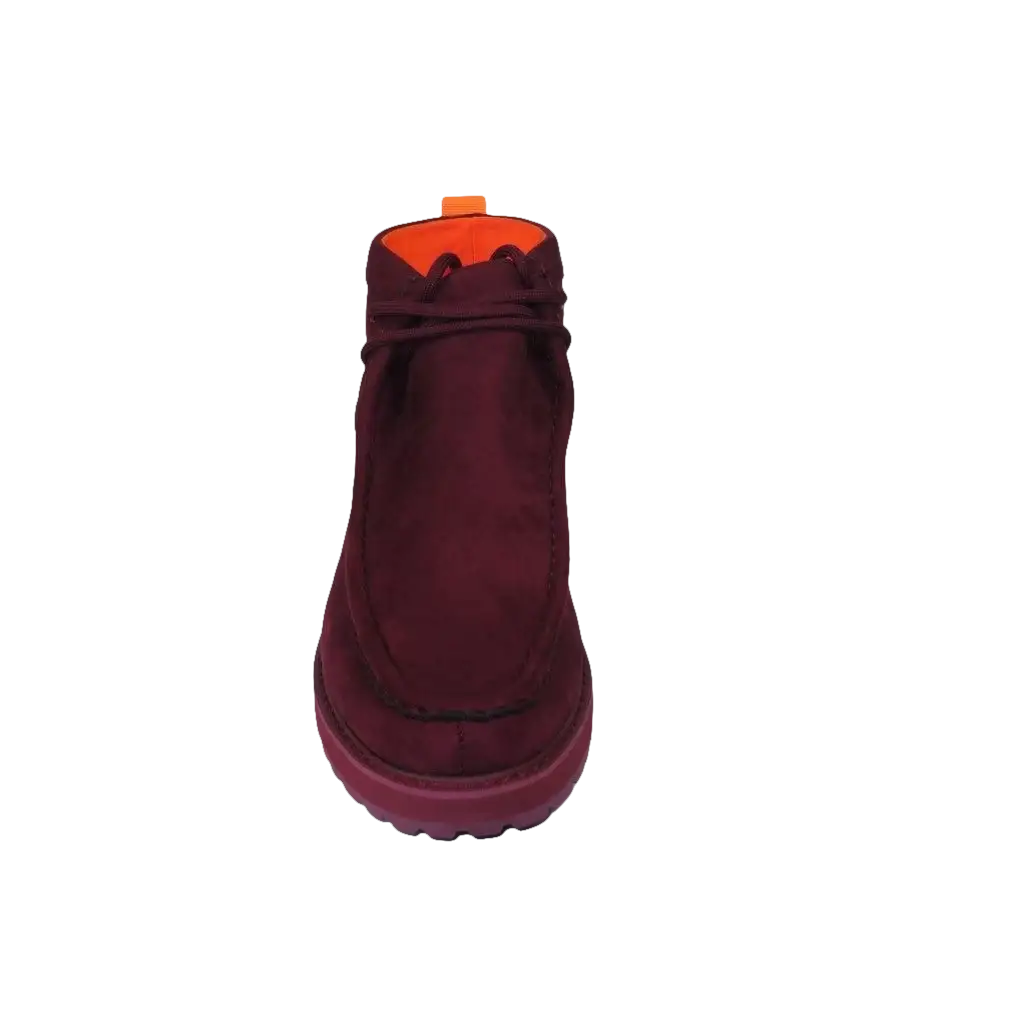 Men's TAYNO Wallabee Style Chukka Boots Soft Micro Suede MOJAVE S Wine - J.Valintin Men's Wear Legend - Majove S - Wine - 9