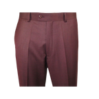 Mens Three Piece Suit Vested VITALI Soft Fabric With Sheen M3090 Burgundy 3Piece - J.Valintin Men's Wear Legend - 93633