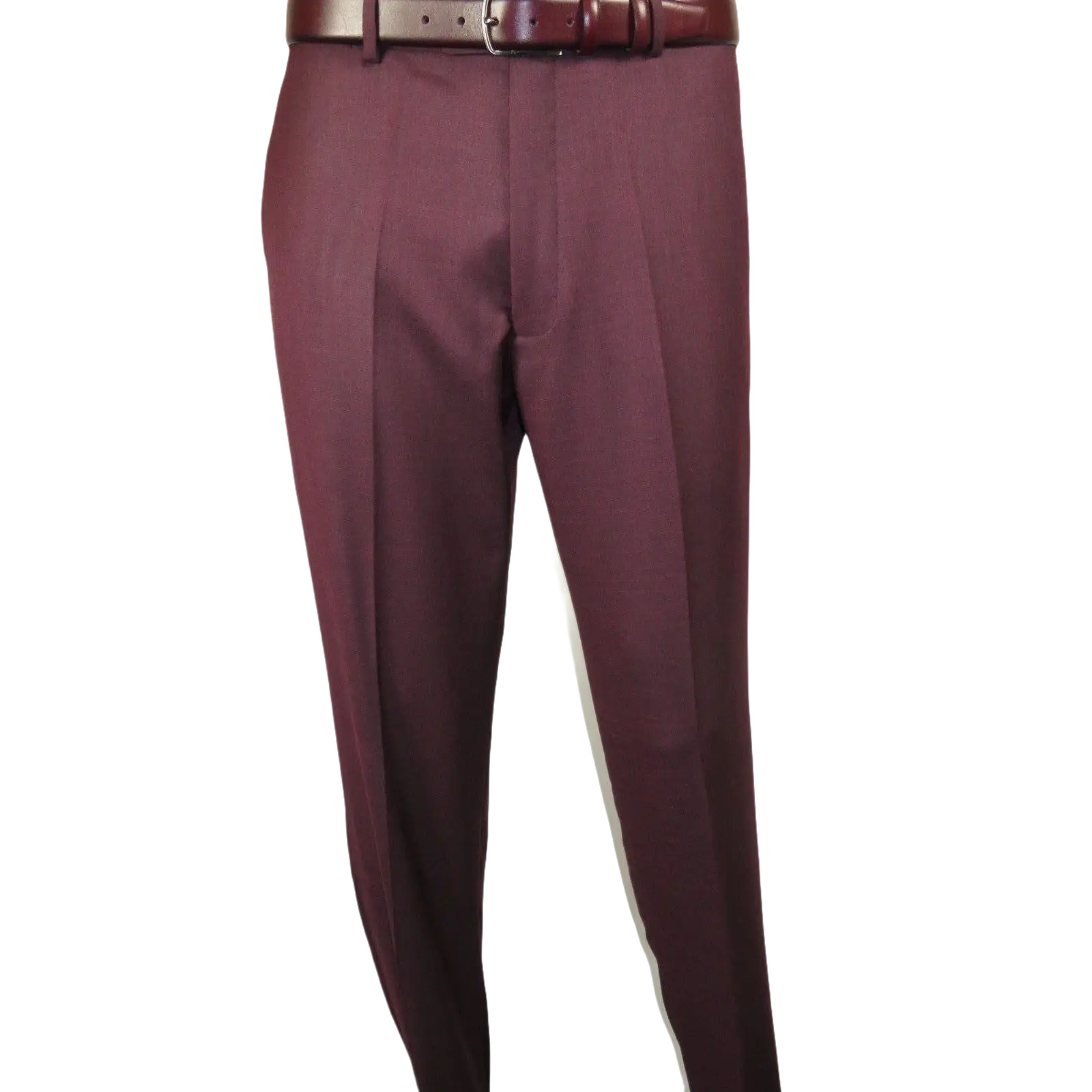 Mens Three Piece Suit Vested VITALI Soft Fabric With Sheen M3090 Burgundy 3Piece - J.Valintin Men's Wear Legend - 93633