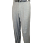 Mens Three Piece Suit Vested VITALI Soft Fabric With Sheen M3090 Stone Gray 3pc - J.Valintin Men's Wear Legend - 93610