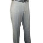 Mens Three Piece Suit Vested VITALI Soft Fabric With Sheen M3090 Stone Gray 3pc - J.Valintin Men's Wear Legend - 93610
