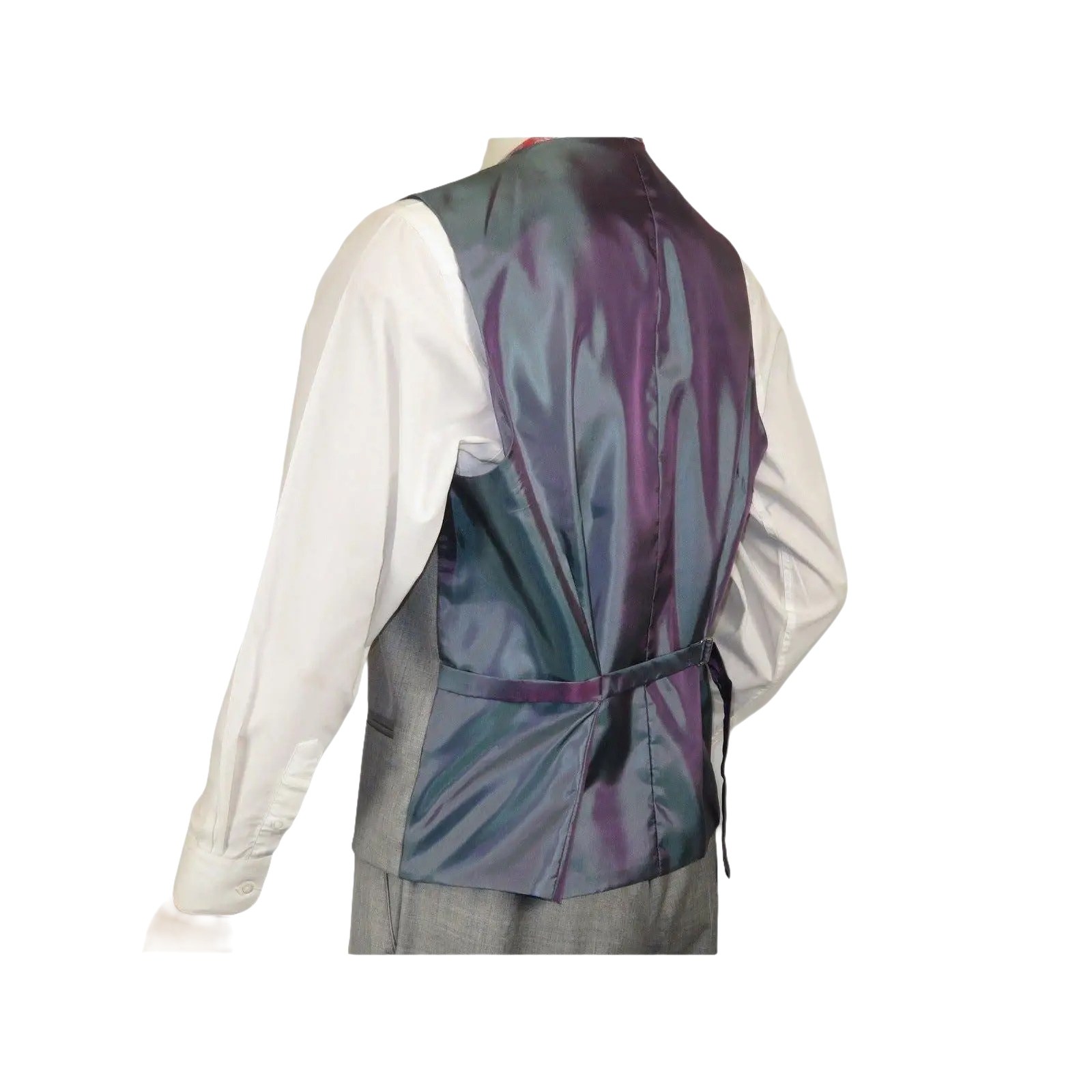 Mens Three Piece Suit Vested VITALI Soft Fabric With Sheen M3090 Stone Gray 3pc - J.Valintin Men's Wear Legend - 93610