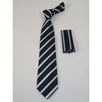 Men's Tie and Hankie Set Soft Microfiber Silky Vito Rofolo by J.Valintin VTR - 16 - J.Valintin Men's Wear Legend - VTR - 16