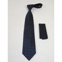 Men's Tie and Hankie Set Soft Microfiber Silky Vito Rofolo by J.Valintin VTR - 19 - J.Valintin Men's Wear Legend - VTR - 19