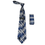 Men's Tie and Hankie Set Soft Microfiber Silky Vito Rofolo by J.Valintin VTR - 20 - J.Valintin Men's Wear Legend - VTR - 20