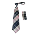 Men's Tie and Hankie Set Soft Microfiber Silky Vito Rofolo by J.Valintin VTR - 22 - J.Valintin Men's Wear Legend - VTR - 22