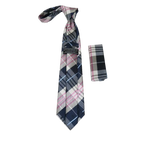 Men's Tie and Hankie Set Soft Microfiber Silky Vito Rofolo by J.Valintin VTR - 22 - J.Valintin Men's Wear Legend - VTR - 22