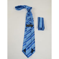 Men's Tie and Hankie Set Soft Microfiber Silky Vito Rofolo by J.Valintin VTR - 25 - J.Valintin Men's Wear Legend - VTR - 25