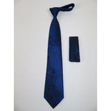 Men's Tie and Hankie Set Soft Microfiber Silky Vito Rofolo by J.Valintin VTR - 26 - J.Valintin Men's Wear Legend - VTR - 26