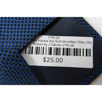 Men's Tie and Hankie Set Soft Microfiber Silky Vito Rofolo by J.Valintin VTR - 28 - J.Valintin Men's Wear Legend - VTR - 28