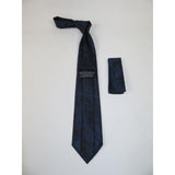 Men's Tie and Hankie Set Soft Microfiber Silky Vito Rofolo by J.Valintin VTR - 30 - J.Valintin Men's Wear Legend - VTR - 30