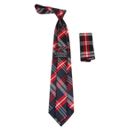 Men's Tie and Hankie Set Soft Microfiber Silky Vito Rofolo by J.Valintin VTR - 35 - J.Valintin Men's Wear Legend - VTR - 35