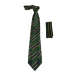 Men's Tie and Hankie Set Soft Microfiber Silky Vito Rofolo by J.Valintin VTR - 38 - J.Valintin Men's Wear Legend - VTR - 38