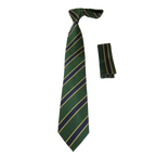 Men's Tie and Hankie Set Soft Microfiber Silky Vito Rofolo by J.Valintin VTR - 38 - J.Valintin Men's Wear Legend - VTR - 38
