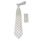 Men's Tie and Hankie Set Soft Microfiber Silky Vito Rofolo by J.Valintin VTR - 51 - J.Valintin Men's Wear Legend - VTR - 51