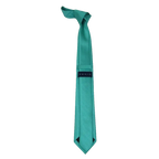 Mens Tie ZENIO By Stacy Adams Slim Narrow Twill Woven Soft Silky Z14 Teal - J.Valintin Men's Wear Legend - 24767