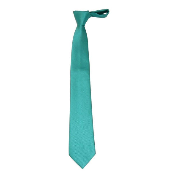 Mens Tie ZENIO By Stacy Adams Slim Narrow Twill Woven Soft Silky Z14 Teal - J.Valintin Men's Wear Legend - 24767