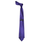 Mens Tie ZENIO By Stacy Adams Slim Narrow Twill Woven Soft Silky Z15 Purple - J.Valintin Men's Wear Legend - 24769