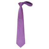 Mens Tie ZENIO By Stacy Adams Slim Narrow Twill Woven Soft Silky Z17 Lavender - J.Valintin Men's Wear Legend - 24771