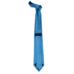 Mens Tie ZENIO By Stacy Adams Slim Skinny Narrow Twill Woven Soft Silky Z6 Blue - J.Valintin Men's Wear Legend - 24760