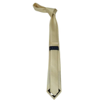 Men's Tie ZENIO By Stacy Adams Slim Skinny Twill Woven Soft Silky Z9 Ivory - J.Valintin Men's Wear Legend - 24763