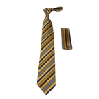 Men's Tie/Hankie Set Soft Microfiber Silky Vito Rofolo by J.Valintin VTR - 64 - J.Valintin Men's Wear Legend - VTR - 64