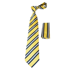 Men's Tie/Hankie Set Soft Microfiber Silky Vito Rofolo by J.Valintin VTR - 65 - J.Valintin Men's Wear Legend - VTR - 65