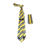 Men's Tie/Hankie Set Soft Microfiber Silky Vito Rofolo by J.Valintin VTR - 65 - J.Valintin Men's Wear Legend - VTR - 65