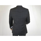 Mens TOMMY HILFIGER Suit Wool Blend 2 Button Side Vent Glen Plaid 0121 Gray - J.Valintin Men's Wear Legend - 18271