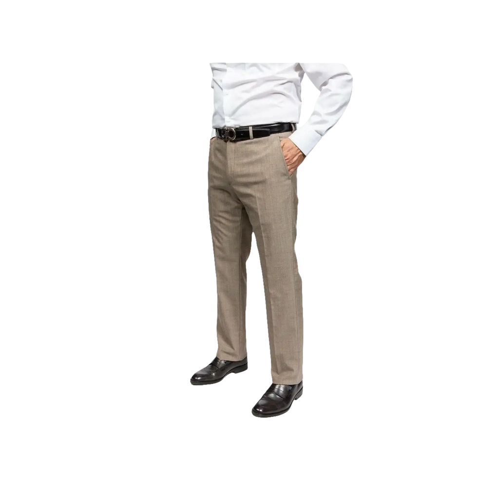 Mens TOMMY HILFIGER Suit Wool Blend 2 Button Side Vent Shark Texture 0106 Tan - J.Valintin Men's Wear Legend - 18253