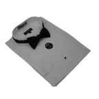Men's Tuxedo shirt MILANI Wing Tip Formal Pleated Front After Six Wedding White - J.Valintin Men's Wear Legend - 6019