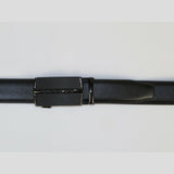 Mens VALENTINI Leather Belt Automatic Adjustable Removable Buckle RT002 Black - J.Valintin Men's Wear Legend - 92673