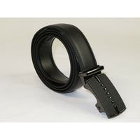 Mens VALENTINI Leather Belt Automatic Adjustable Removable Buckle RT002 Black - J.Valintin Men's Wear Legend - 92673