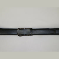 Mens VALENTINI Leather Belt Automatic Adjustable Removable Buckle RT030 Black - J.Valintin Men's Wear Legend - 92677