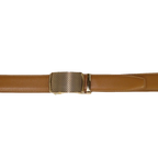 Mens VALENTINI Leather Belt Automatic Adjustable Removable Buckle RT035 Tan - J.Valintin Men's Wear Legend - 92195