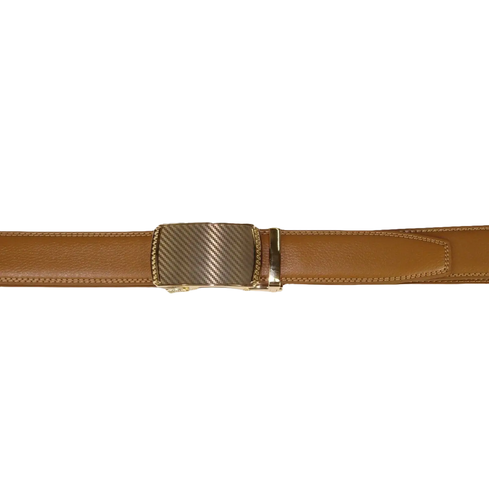 Mens VALENTINI Leather Belt Automatic Adjustable Removable Buckle RT035 Tan - J.Valintin Men's Wear Legend - 92195