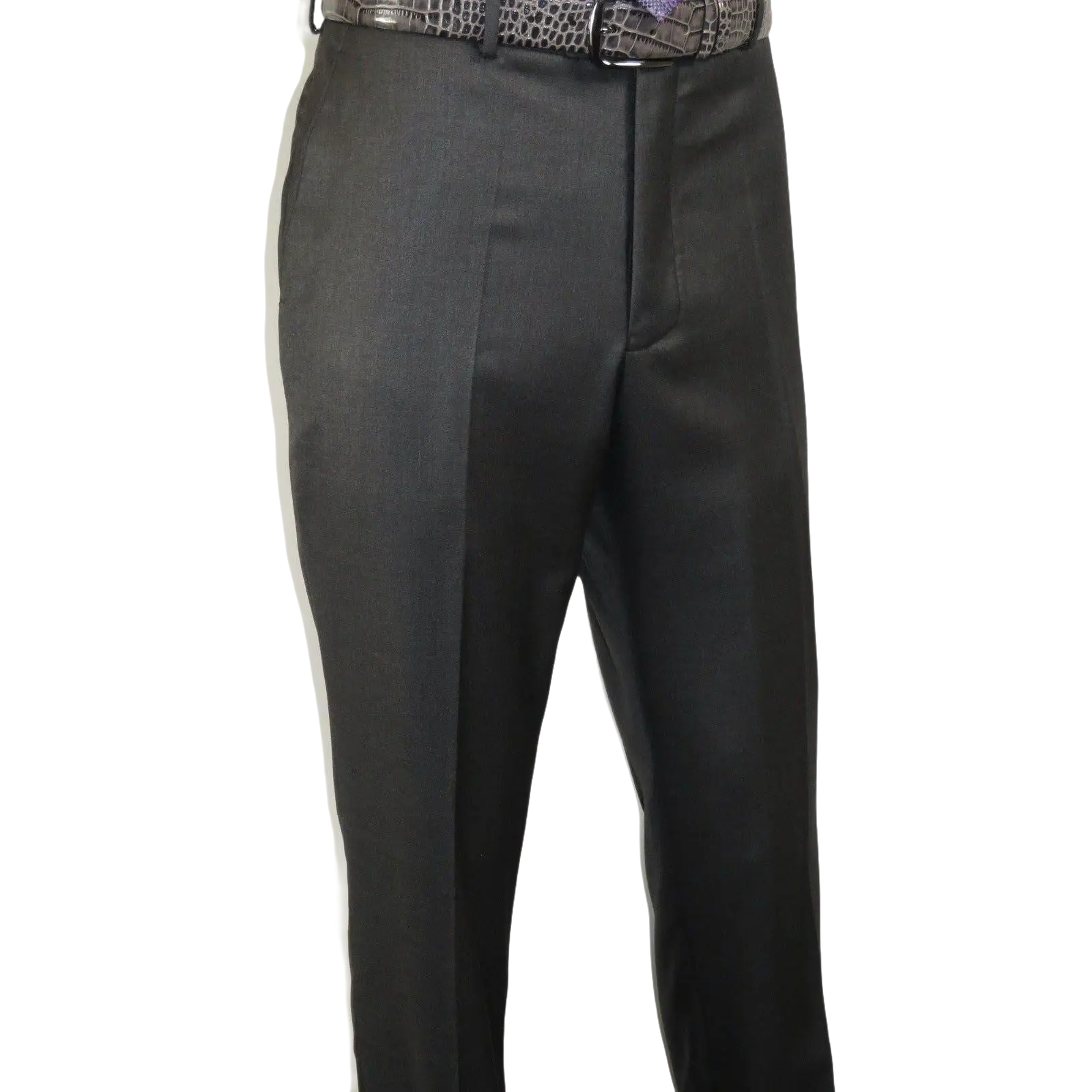 Mens Vitali Three Piece Suit Vested Semi Shiny Sharkskin M3090 Charcoal Gray - J.Valintin Men's Wear Legend - 73682