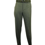 Men's VITALI Three Piece Suit Vested Sharkskin Sheen Vented M3090 Olive Green - J.Valintin Men's Wear Legend - 31913