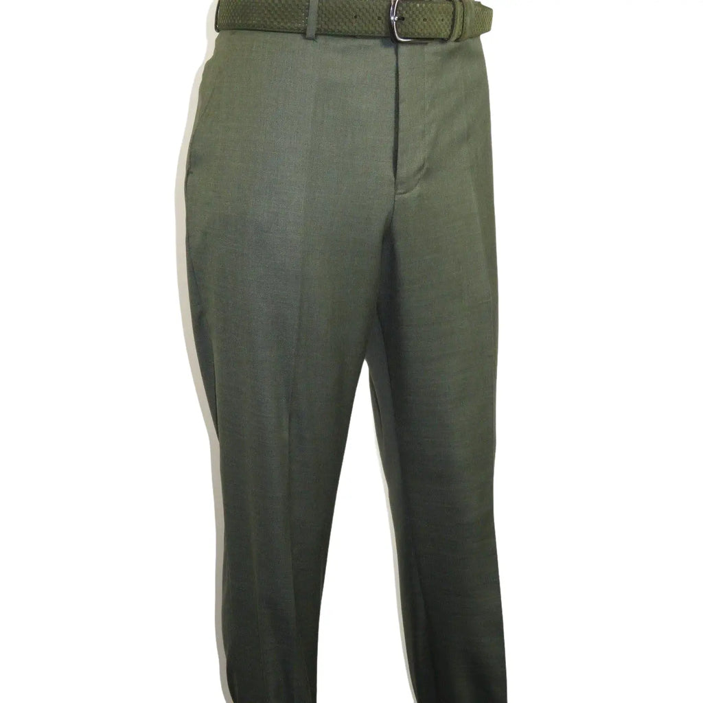 Men's VITALI Three Piece Suit Vested Sharkskin Sheen Vented M3090 Olive Green - J.Valintin Men's Wear Legend - 31913